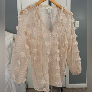 ‼️⚠️Sheer Floral Blouse⚠️‼️🌸